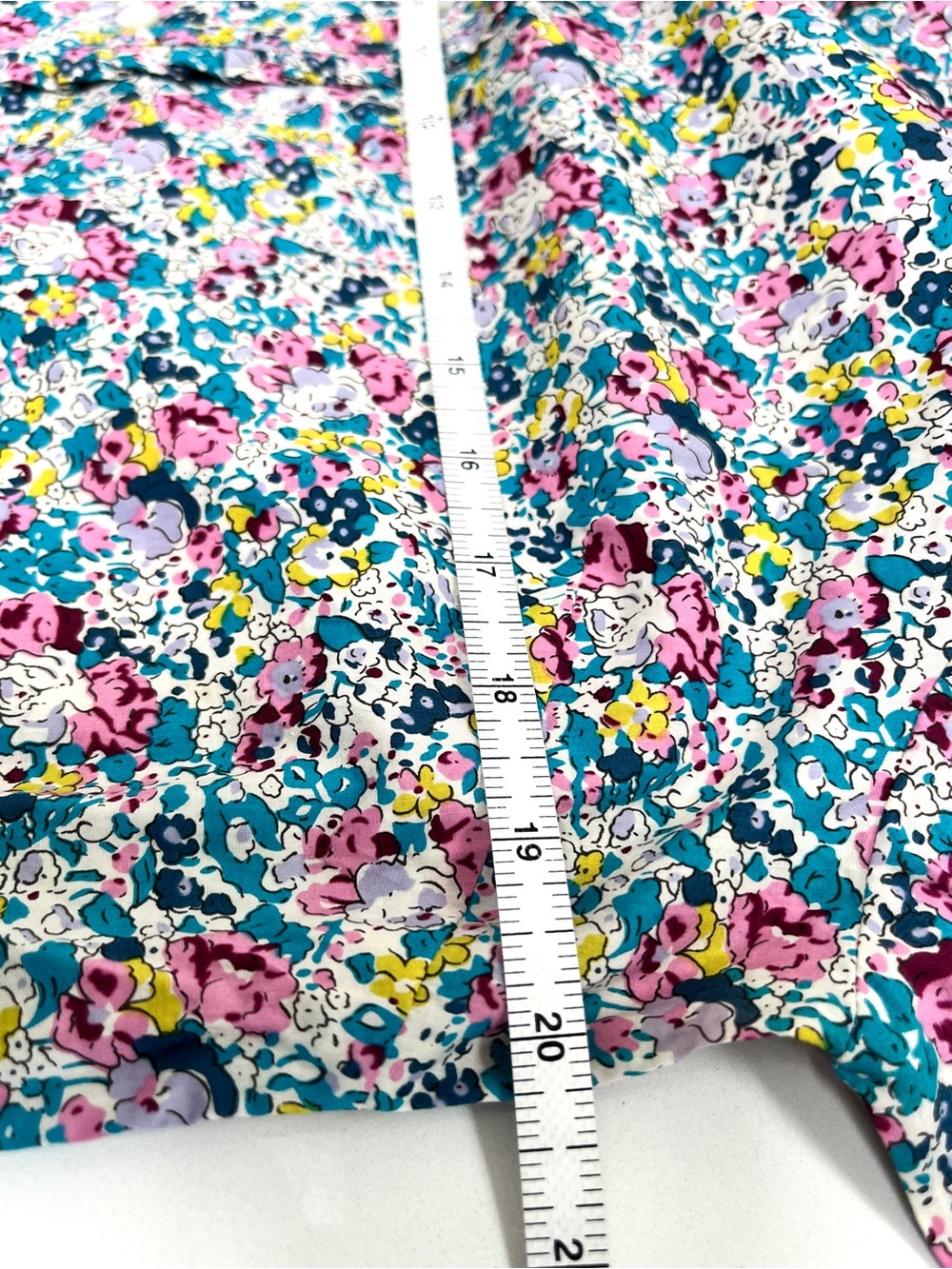 J. Crew Liberty of London, art fabric shirt, size 10 - Picture 9 of 9